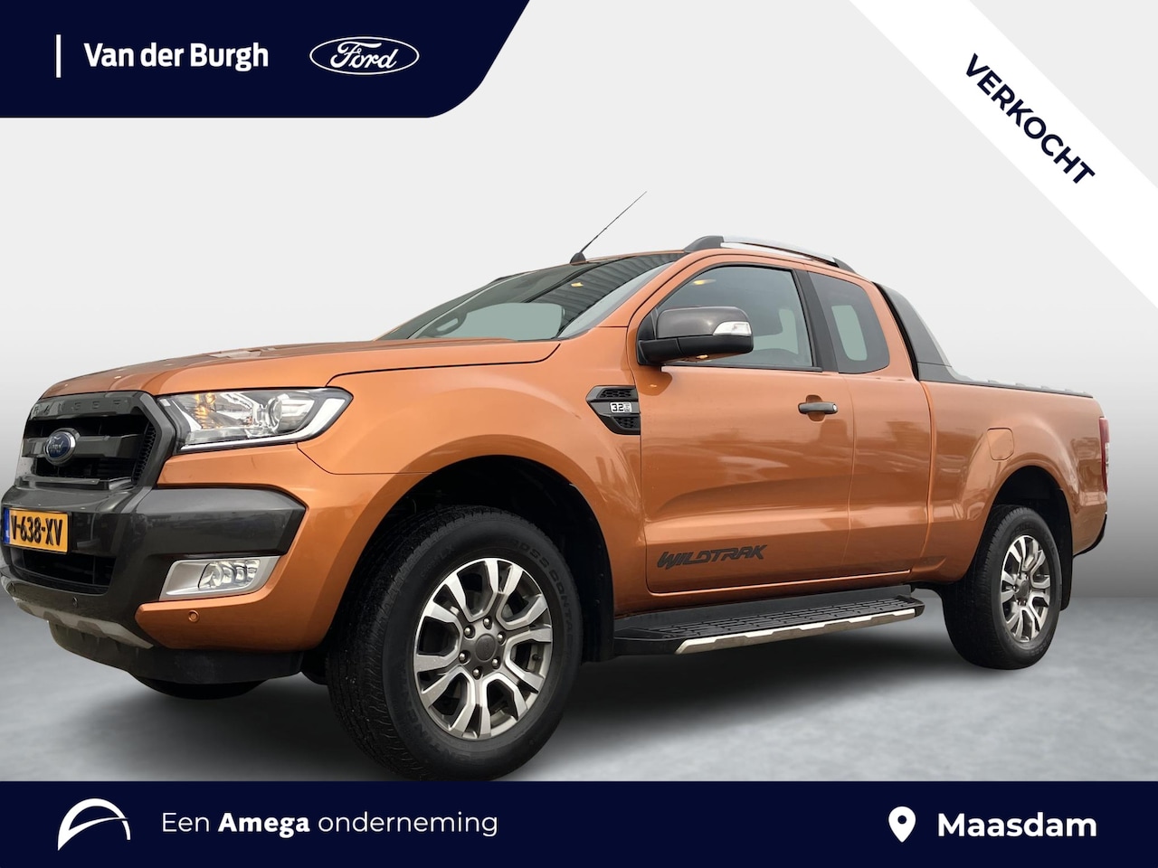 Ford Ranger - Wildtrak Supercab 3.2 TDCi 200pk automaat 3.500 kg geremd - 34.981 km - NL-auto - dealeron - AutoWereld.nl