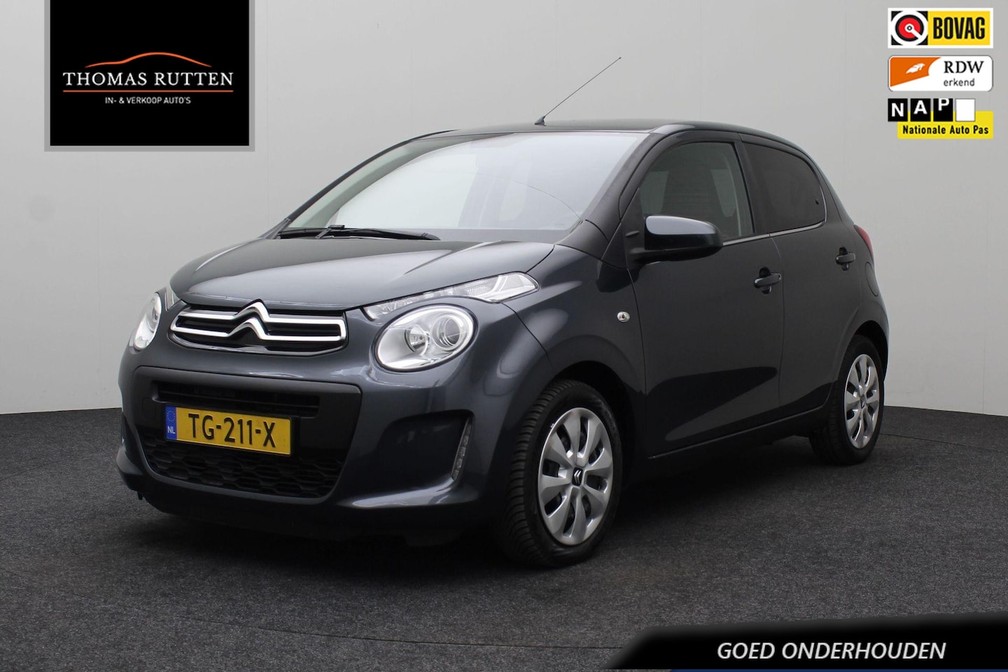 Citroën C1 - 1.0 e-VTi Feel 2018 NAP | Bluetooth | Airco | USB | Elektrische ramen | Centrale vergrende - AutoWereld.nl