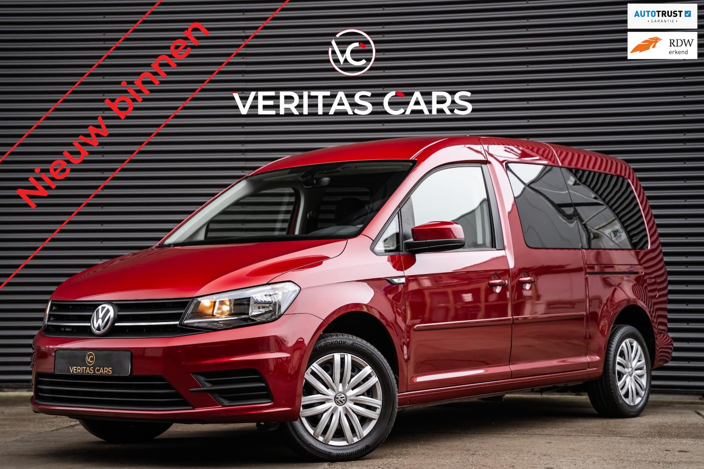 Volkswagen Caddy Maxi - 1.4 TSI Trendline 125PK 7P|Clima|Cruise|Navi|2x Schuifdeur e.o. - AutoWereld.nl