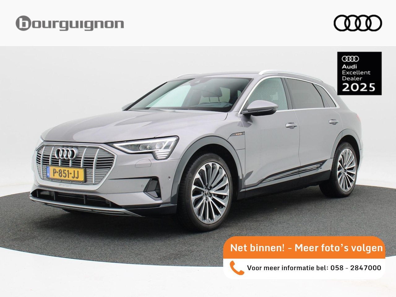 Audi e-tron - 55 quattro Business edition Plus 95 kWh 409 Pk | Afneembare Trekhaak | Head-Up Display | P - AutoWereld.nl