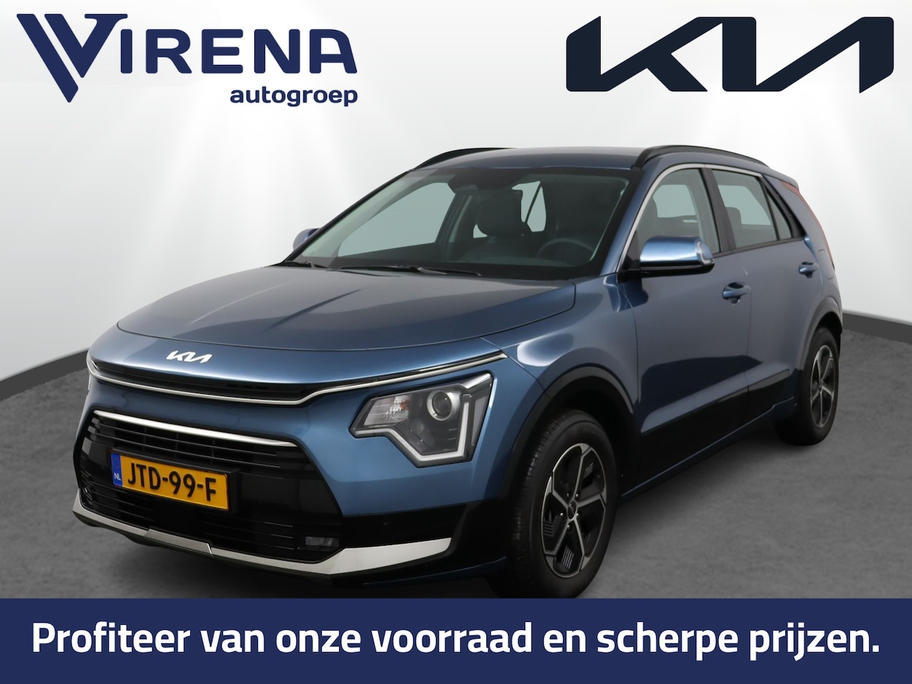 Kia Niro - 1.6 GDi Hybrid DynamicLine DEMO - Adaptieve cruise control - Navigatie - Keyless entry - A - AutoWereld.nl