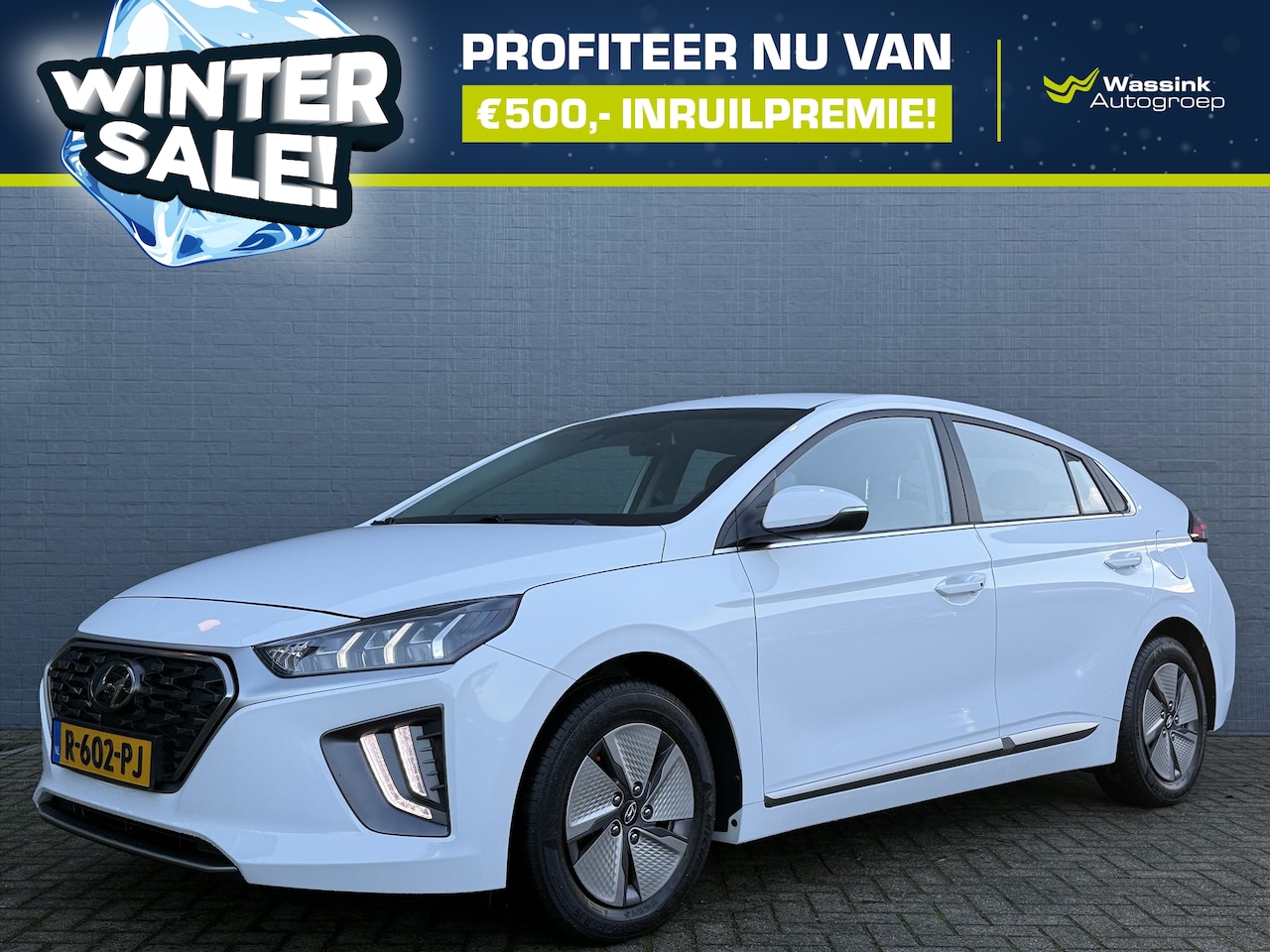 Hyundai IONIQ - 1.6 GDI HEV 141 pk DCT Comfort Navigatie | WINTERSALE! | Apple Carplay | Cruise Control | - AutoWereld.nl