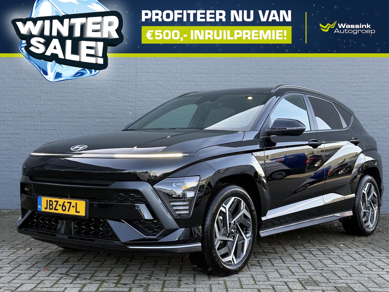 Hyundai Kona - 1.6 GDI HEV 141pk DCT N-Line Edition | WINTERSALE! | Navigatie | Adaptive Cruise Control | - AutoWereld.nl
