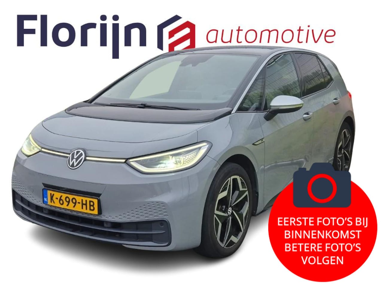Volkswagen ID.3 - First Plus 58 kWh Aut | ECC | Stoelverw | Camera’s | Stuurverw | Sport pack 19” LM | CarP - AutoWereld.nl