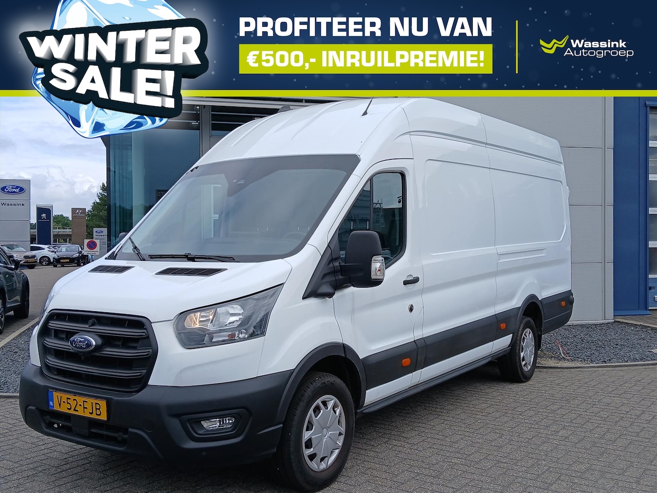 Ford Transit - GB 350 L4H3 TDCi 105pk RWD Trend |WINTERSALE | Navigatie | Achteruitrij camera | - AutoWereld.nl