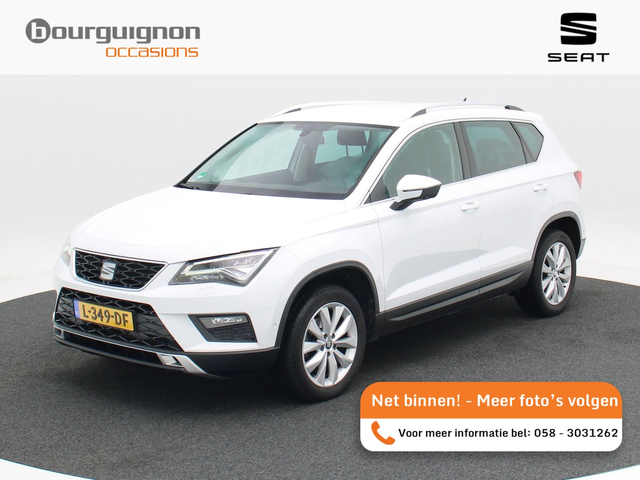 SEAT Ateca - 1.5 TSi 150 Pk Automaat Style | Trekhaak | Elektrische Achterklep | Navigatiesysteem | Car - AutoWereld.nl