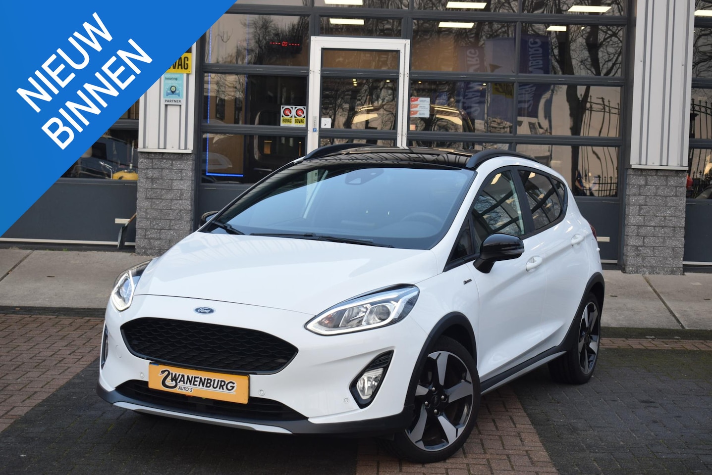 Ford Fiesta - 1.0 EcoBoost Hybrid Active X Navi Airco Camera Km 39.750!! - AutoWereld.nl