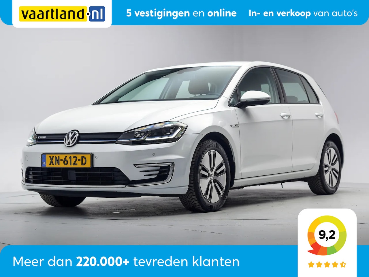 Volkswagen e-Golf - E-edition Aut. [ Navi.Gr Virtual Adapt.cruise Keyless ] - AutoWereld.nl
