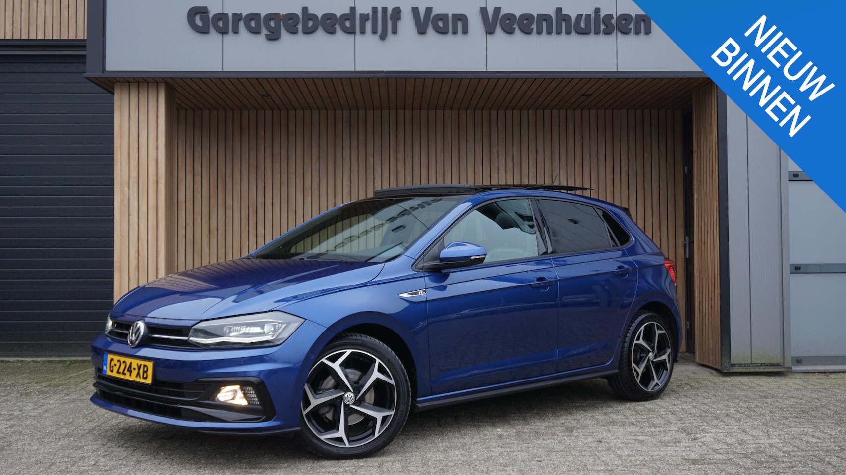 Volkswagen Polo - 1.5 TSI 150pk DSG 5Drs 3x R-Line Pano.Dak Leder LED 17inch LM BEATS *NL Auto* 84492km! - AutoWereld.nl