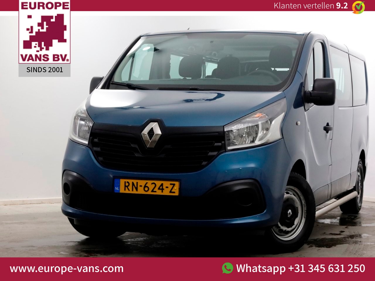 Renault Trafic Passenger - 1.6 dCi 125pk E6 L2H1 Personenbus Incl BTW/BPM 02-2018 - AutoWereld.nl