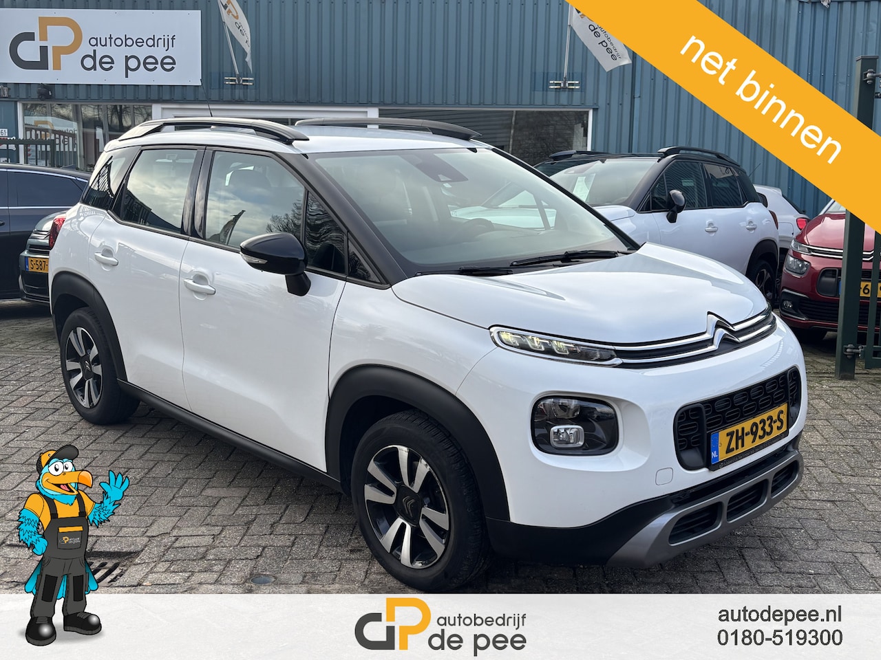 Citroën C3 Aircross - 1.2 PureTech S&S Feel GARANTIE/CARPLAY/CLIMA/NAVI/PARKEERSENS./LICHTMETAAL rijklaarprijs! - AutoWereld.nl