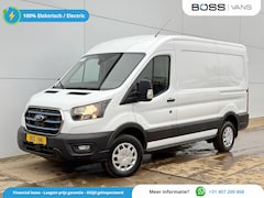 Ford E-Transit - 390 68kWh 184PK Elektrisch 68kWh 317km WLTP BEV Snelladen L2H2 Climate Control Carplay Cam