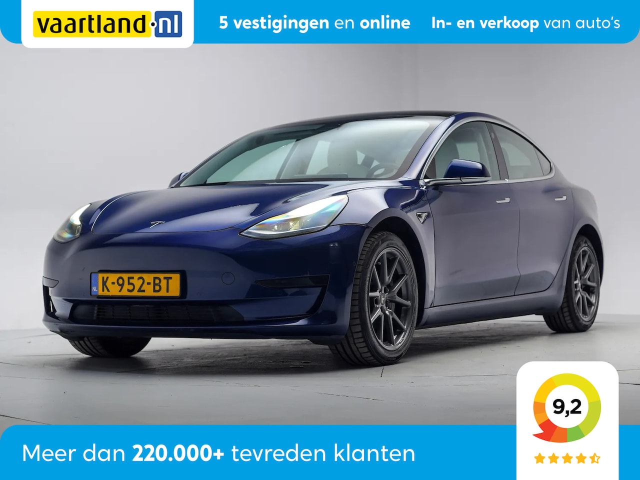 Tesla Model 3 - Standard RWD Plus 60 kWh [ Panoramadak Camera Adapt.cruise ] - AutoWereld.nl