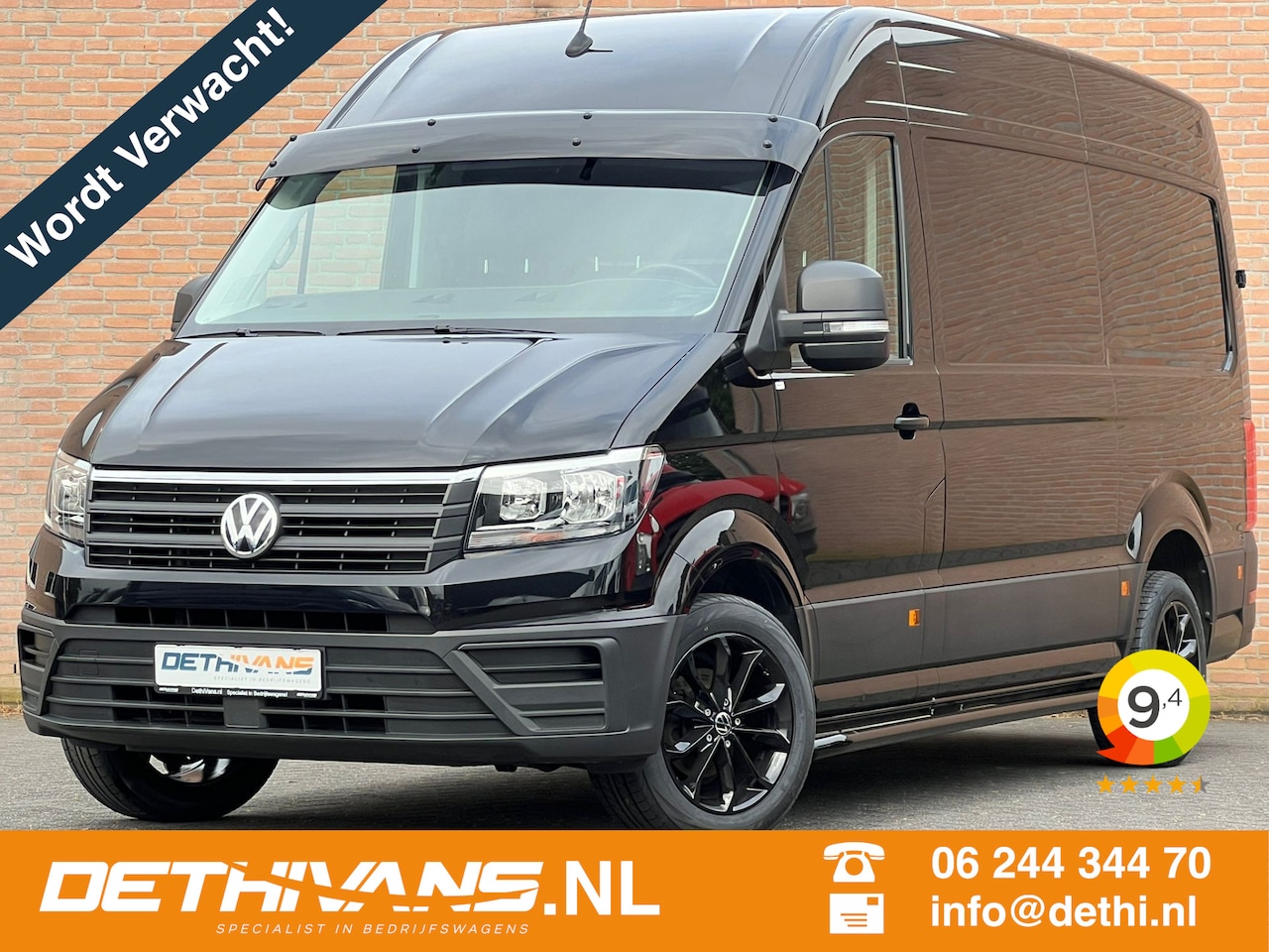 Volkswagen Crafter - 2.0TDI L3H3 Black Edition / Cruisecontrol / Euro6 - AutoWereld.nl