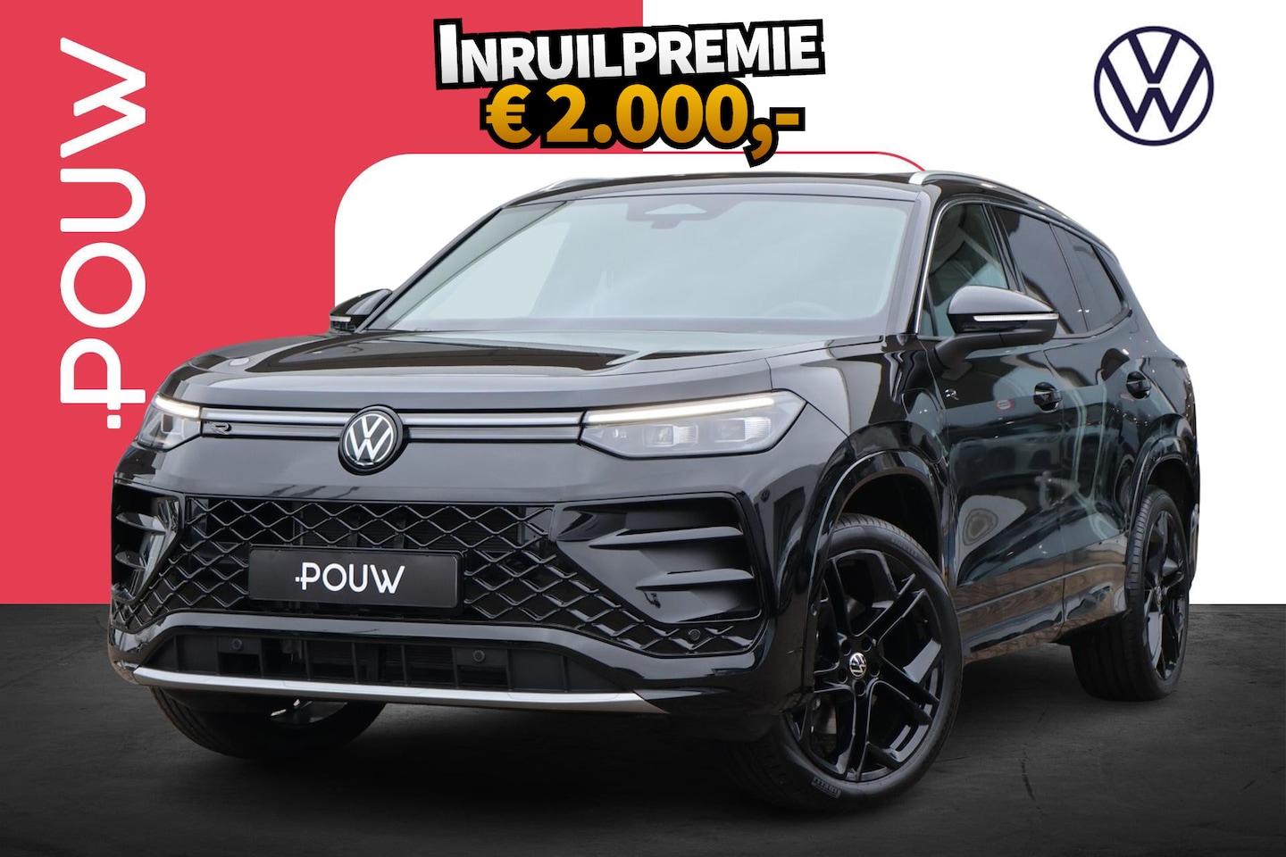 Volkswagen Tayron - 1.5 eHybrid204pk R-Line Edition | Panoramadak | 20" Velgen - AutoWereld.nl