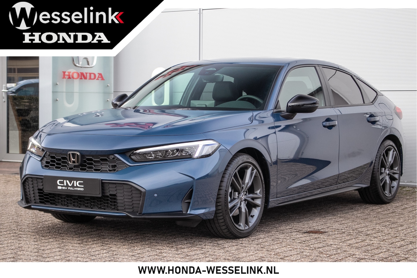 Honda Civic - 2.0 e:HEV Sport - Cons.prijs rijklr | Honda Sensing | Appl cp/Android auto - AutoWereld.nl