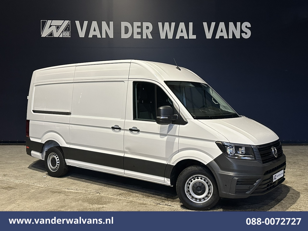 Volkswagen Crafter - 2.0 TDI L3H3 L2H2 Euro6 Airco | Apple Carplay | Android Auto | Parkeersensoren Bijrijdersb - AutoWereld.nl