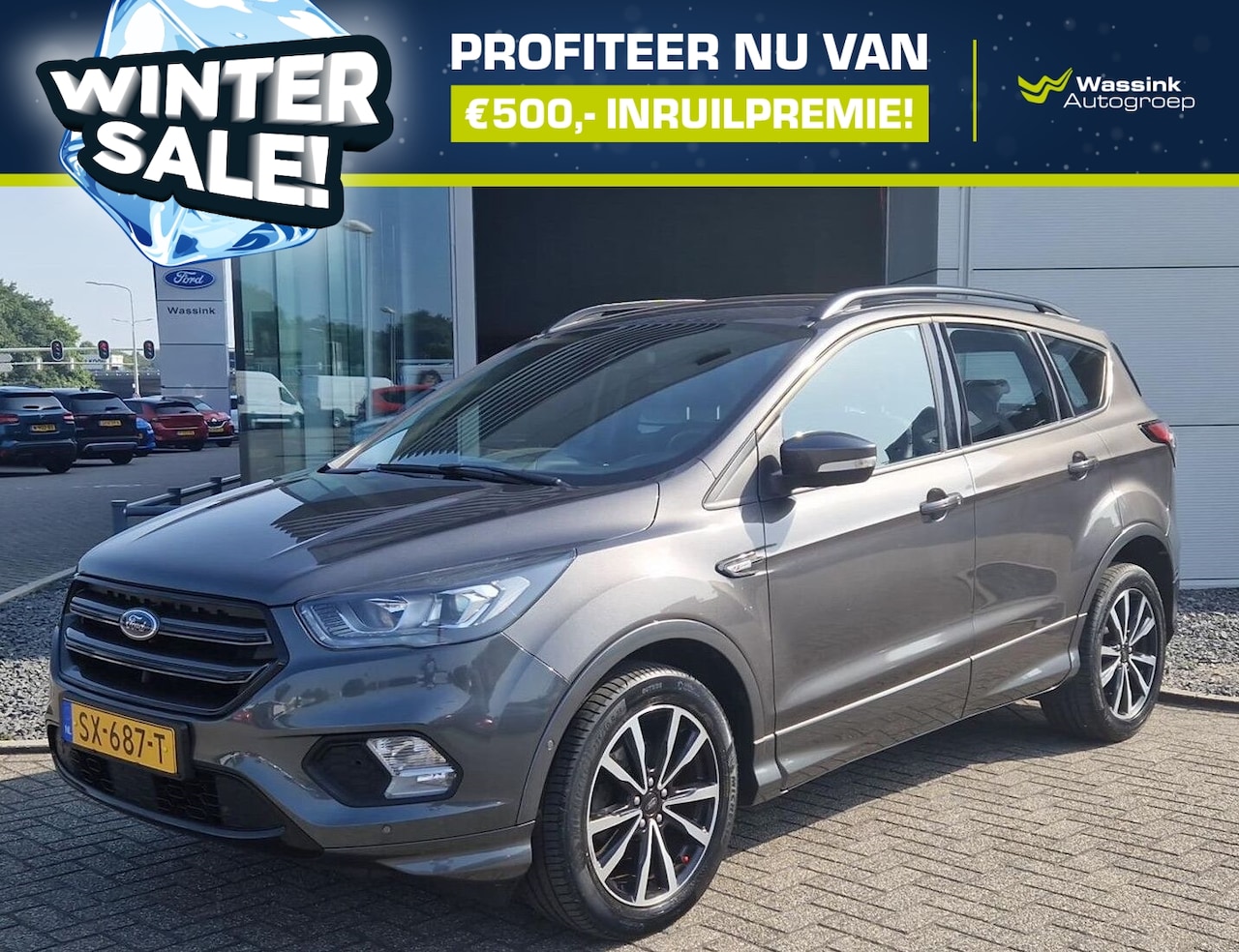 Ford Kuga - 1.5 EcoBoost 150PK 2WD ST Line I WINTERSALE | DAB I Carplay I Cruise I Navigatie I Camera - AutoWereld.nl