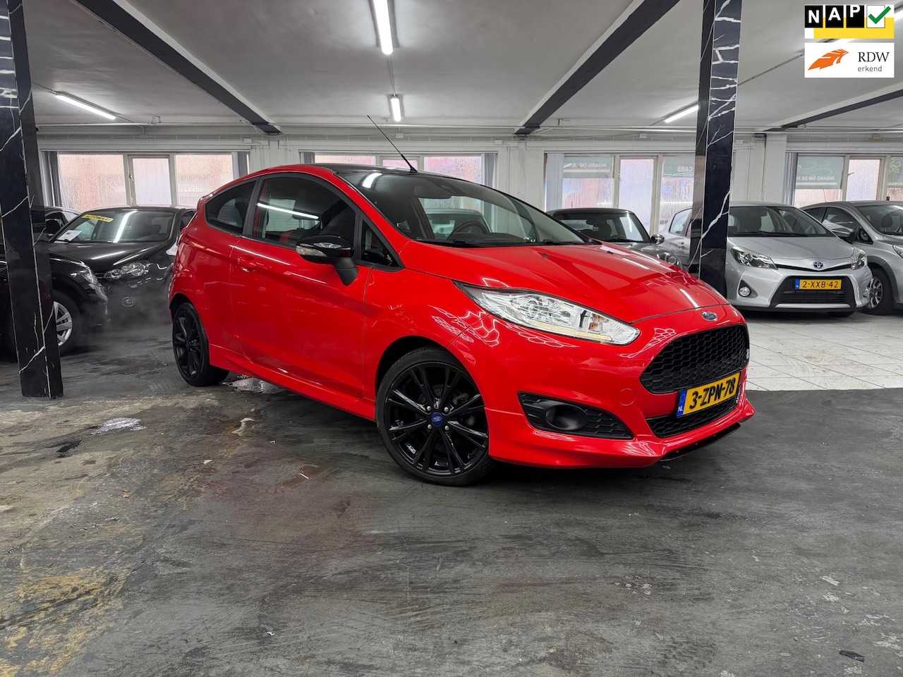 Ford Fiesta - 1.0 EcoBoost Red/Black Edition ST line 140pk - AutoWereld.nl