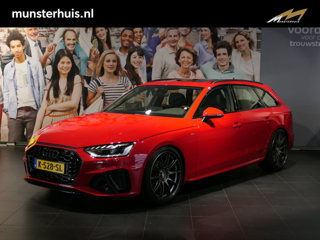Audi A4 Avant - 35 TFSI S edition - Occasion Lease vanaf €664 p/m - *Rood metalliclak* - Panoramadak - BAN - AutoWereld.nl