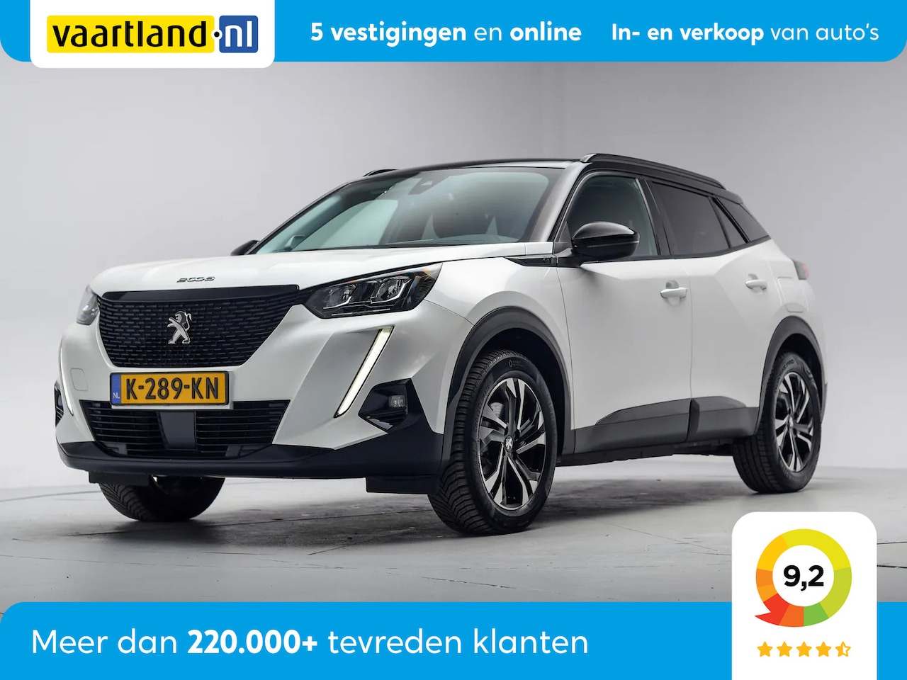 Peugeot e-2008 - EV Allure 50 kWh 3 fase [ LED Navi Adapt.cruise ] - AutoWereld.nl