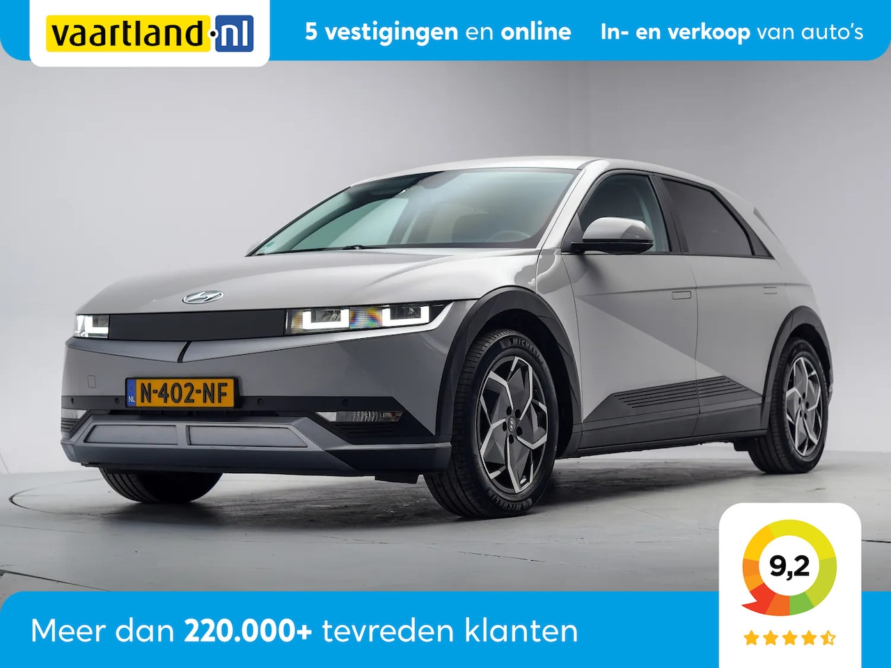 Hyundai IONIQ 5 - 73 kWh RWD Connect+ [ LED Leder Navi Camera Apple/Android ] - AutoWereld.nl