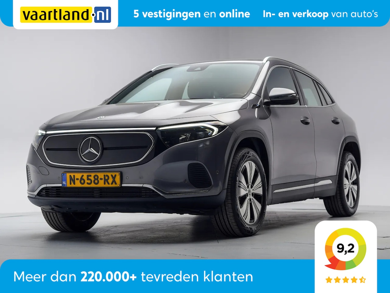 Mercedes-Benz EQA - 250 Luxury 3-Fase [ Sfeerverlichting Navi Camera Half-leder Widescreen ] - AutoWereld.nl