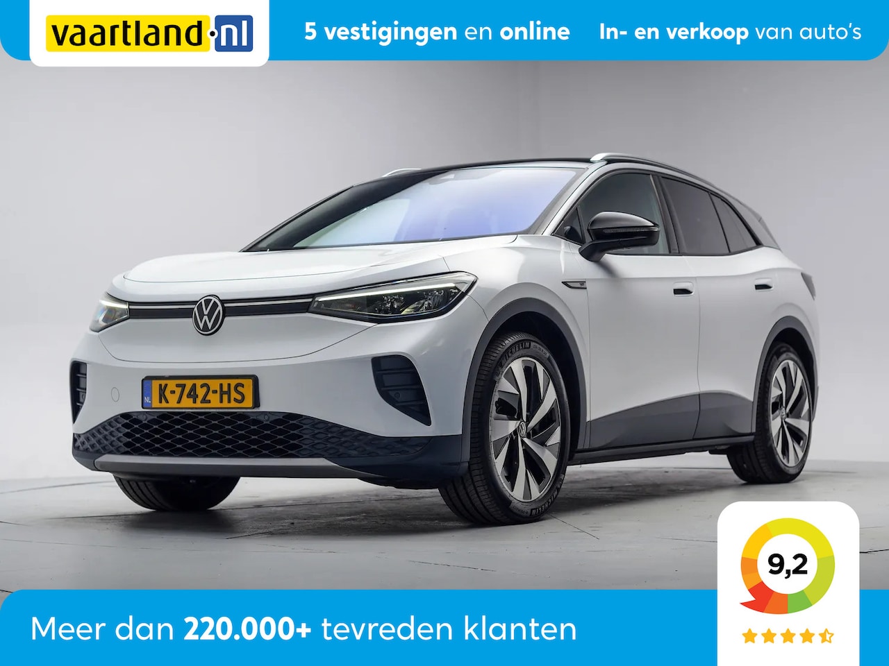 Volkswagen ID.4 - 77 kWh First 3-Fase [ LED Navi Camera Apple/Andoird Stoelverwarming ] - AutoWereld.nl