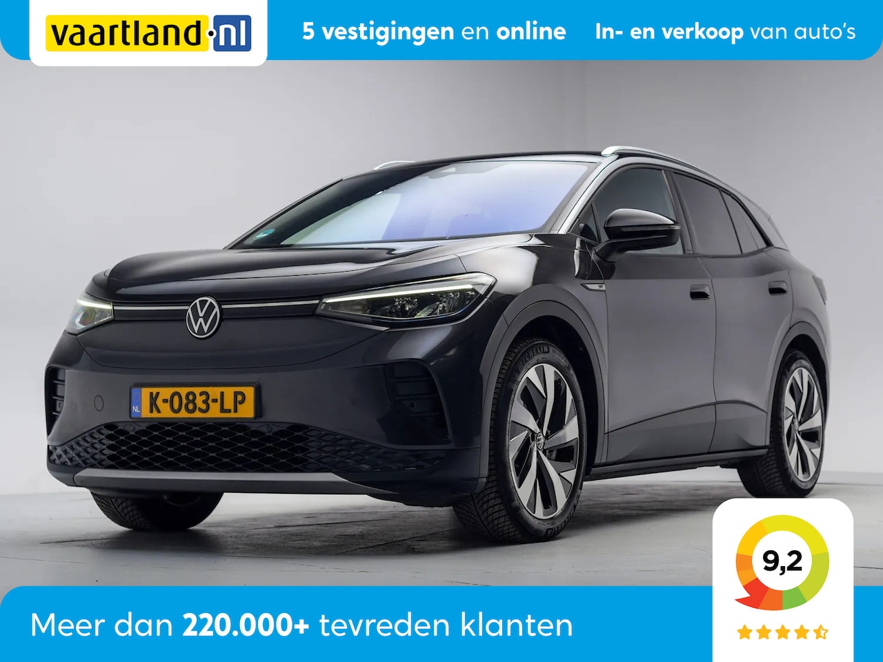 Volkswagen ID.4 - 77kWh First 3-Fase [ LED Navi Half-leder Navi Camera ] - AutoWereld.nl
