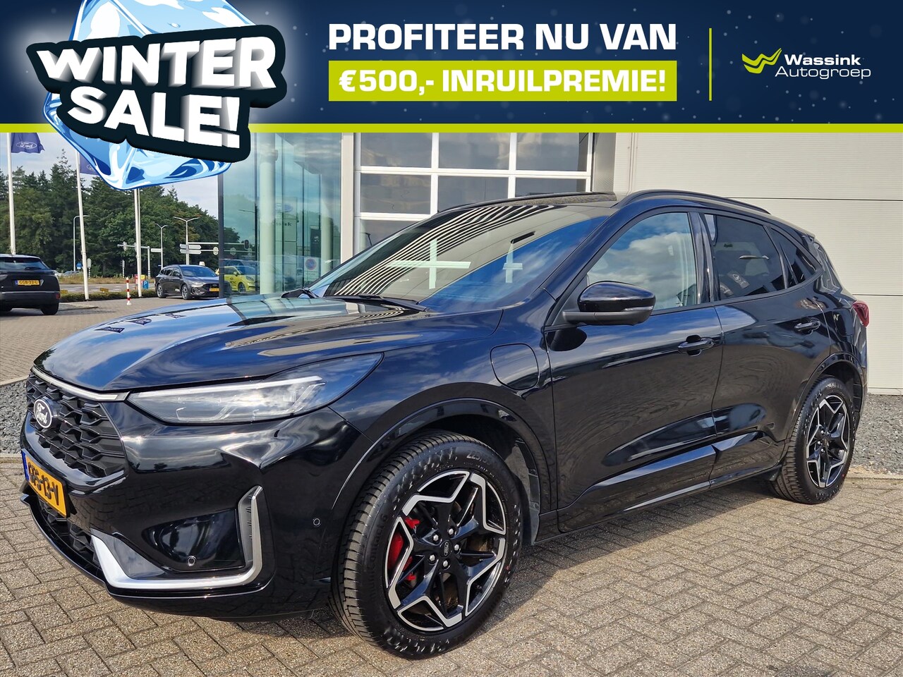 Ford Kuga - 2.5 PHEV 243pk e-CVT ST-Line X | WINTERSALE| Navigatie I Stoelverwarming I Stuurverwarming - AutoWereld.nl