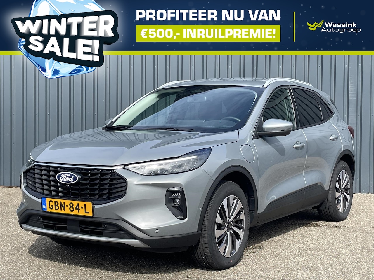 Ford Kuga - 2.5 PHEV 243pk e-CVT Titanium I WINTERSALE | Stuurverwarming I Stoelverwarming I Elektrisc - AutoWereld.nl