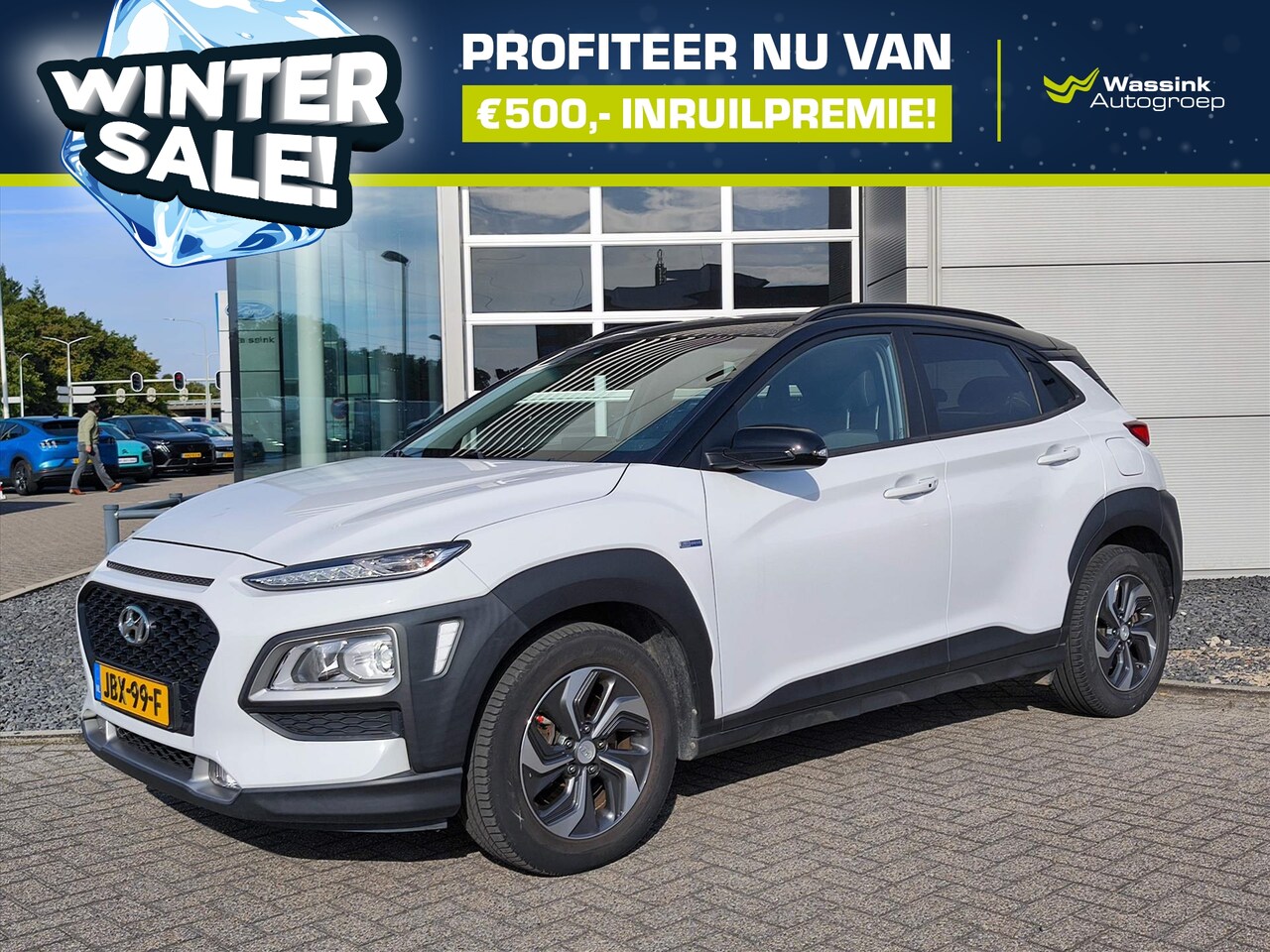 Hyundai Kona - GDI 141pk HYBRID 2WD Automaat Comfort Smart | WINTERSALE |Camera | Navigatie | Carplay | - AutoWereld.nl