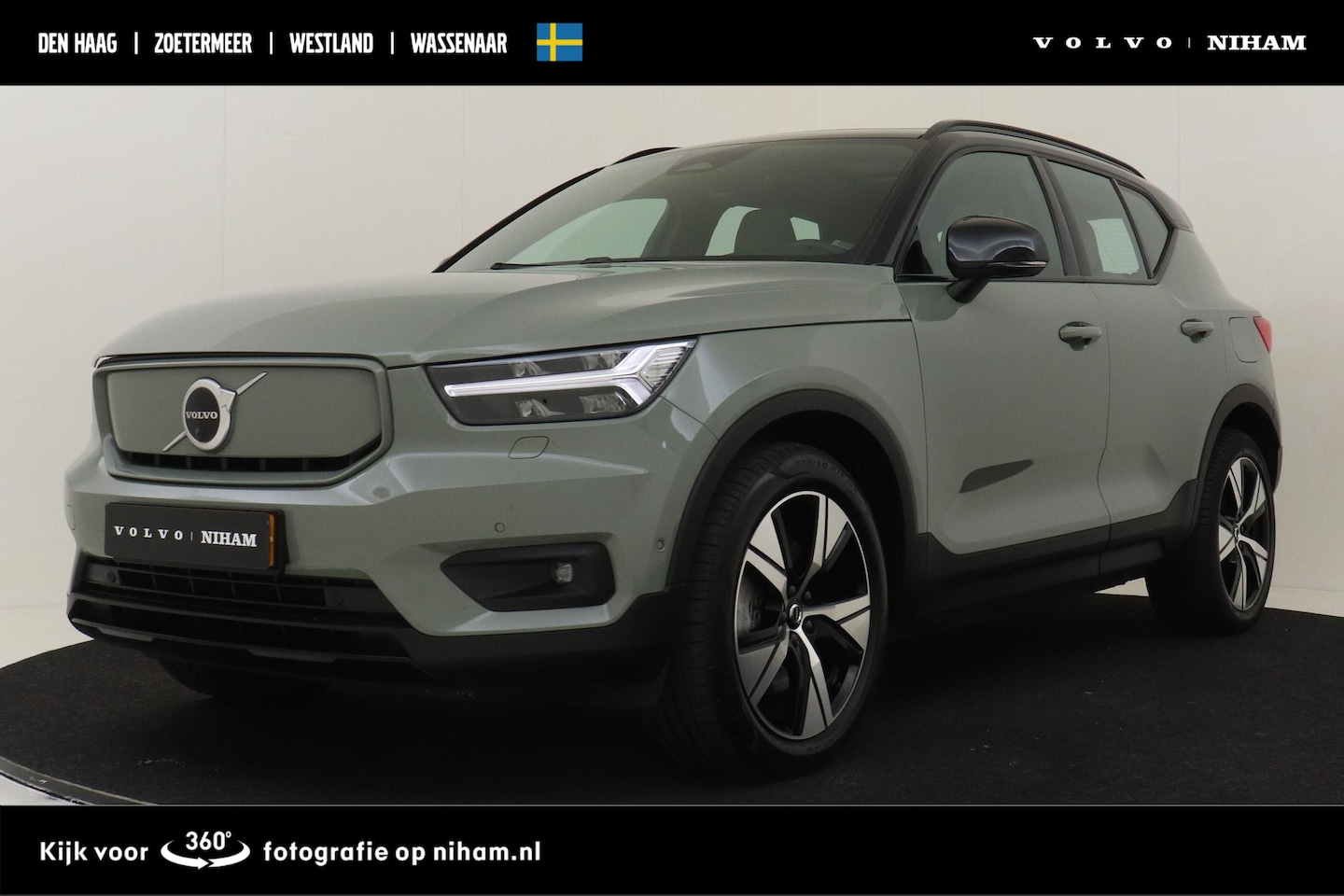Volvo XC40 - RECHARGE TWIN PURE ELECTRIC PRO -PANO.DAK|LEDER|360°CAM|HARMAN/KARDON|POWER-SEATS - AutoWereld.nl