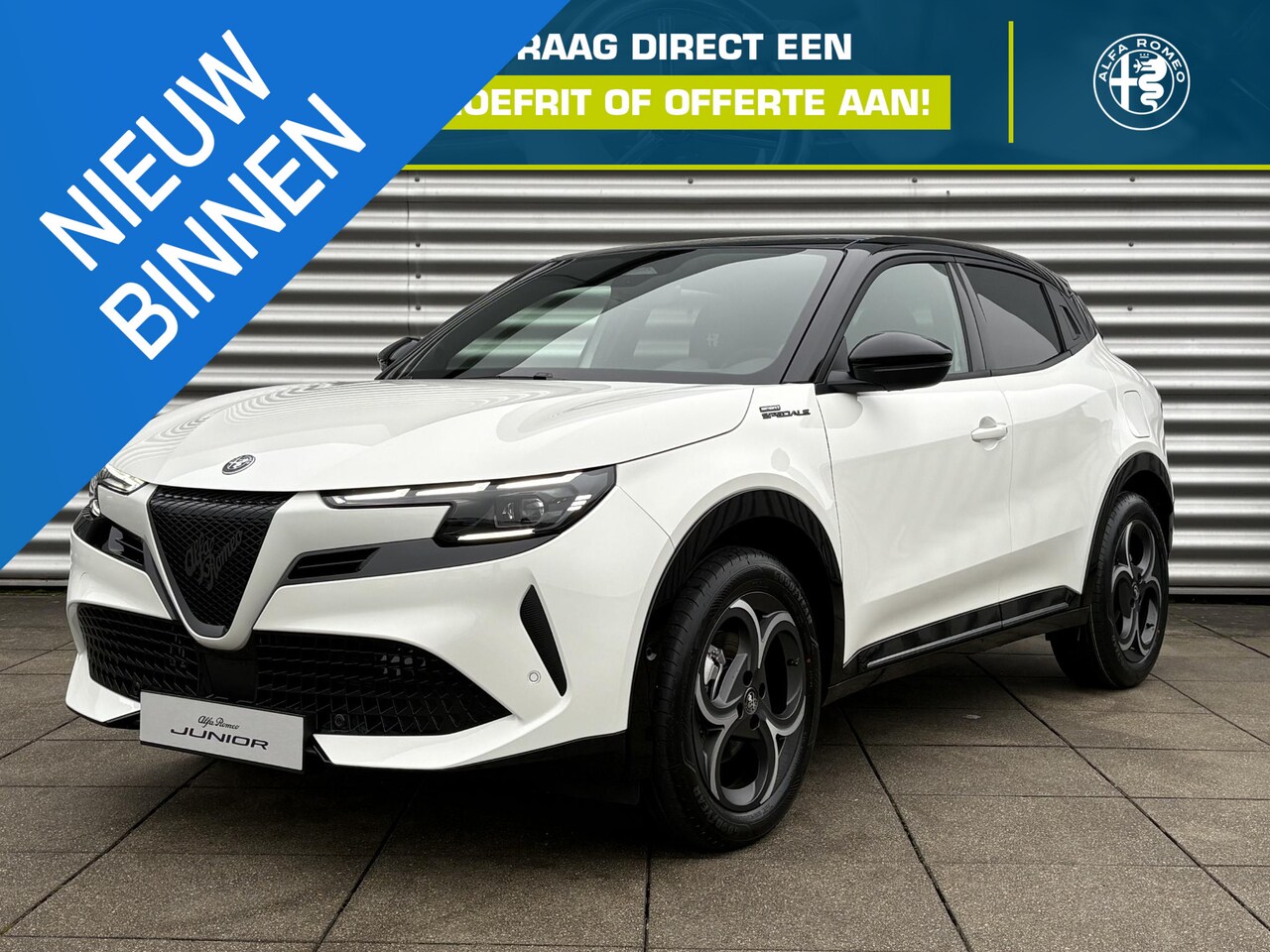 Alfa Romeo Junior - 1.2 Turbo Hybrid Ibrida Sport Speciale | Massage Bestuurdersstoel | Panorama Schuif/kantel - AutoWereld.nl