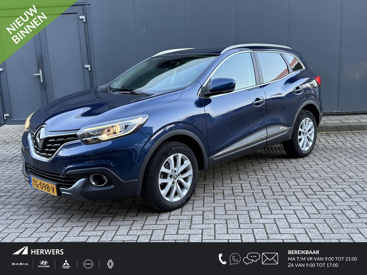 Renault Kadjar - 1.2 TCe Intens Trekhaak / Navigatie / Camera / Bluetooth / Climate Control / BSW / Half Le - AutoWereld.nl