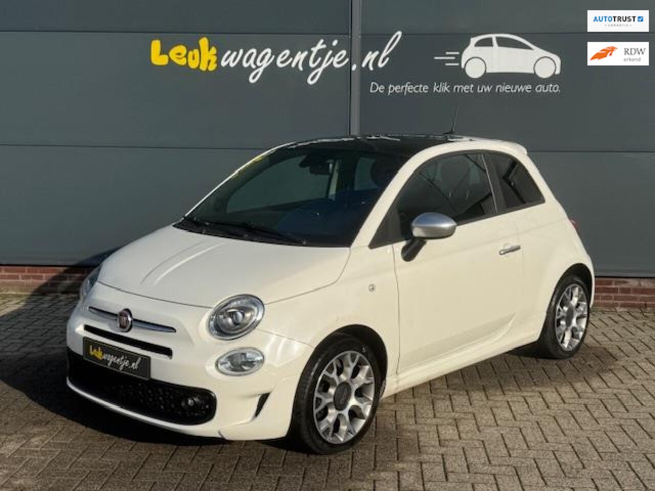 Fiat 500 - 1.2 Rockstar *carplay *cruise *panorama *16 inch - AutoWereld.nl