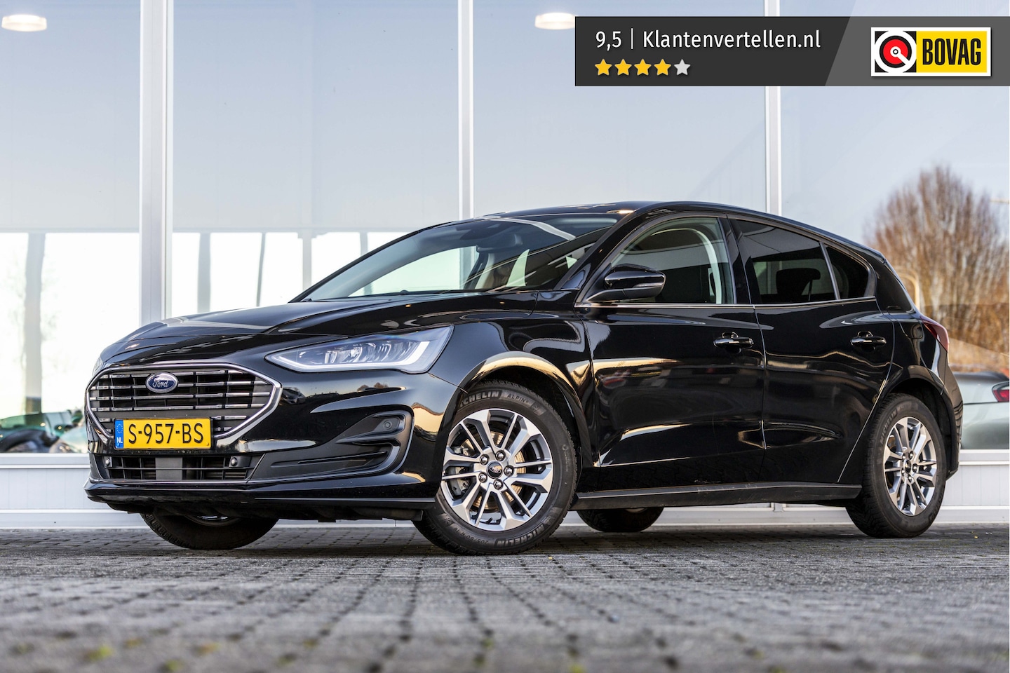 Ford Focus - 1.0 EcoBoost Hybrid Titanium | NL Auto | Parkeersens. | Carplay - AutoWereld.nl