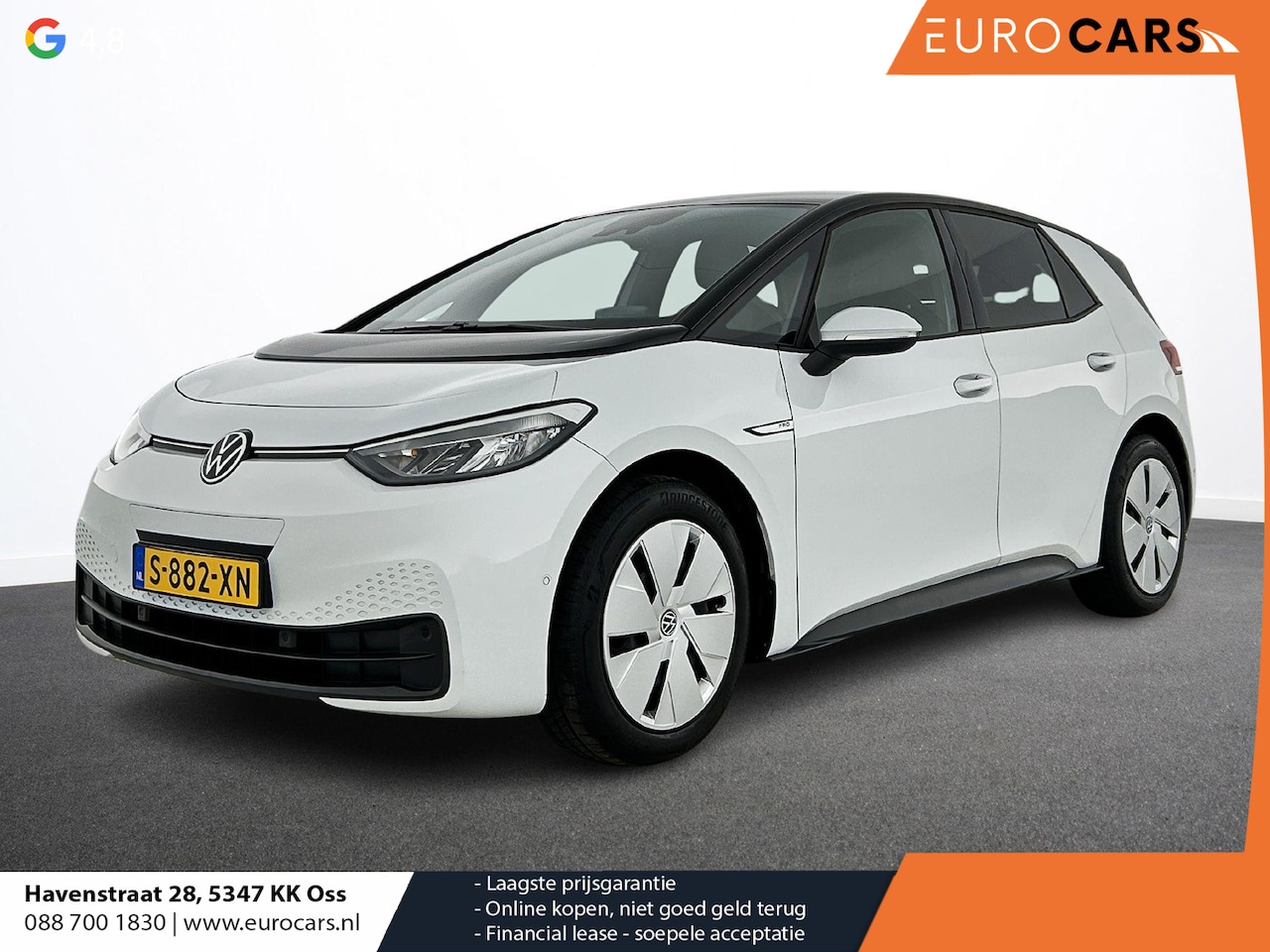 Volkswagen ID.3 - Pro Edition 58 kWh Airco ECC Navi Carplay PDC VA + Camera Adaptive Cruise Control Full LED - AutoWereld.nl