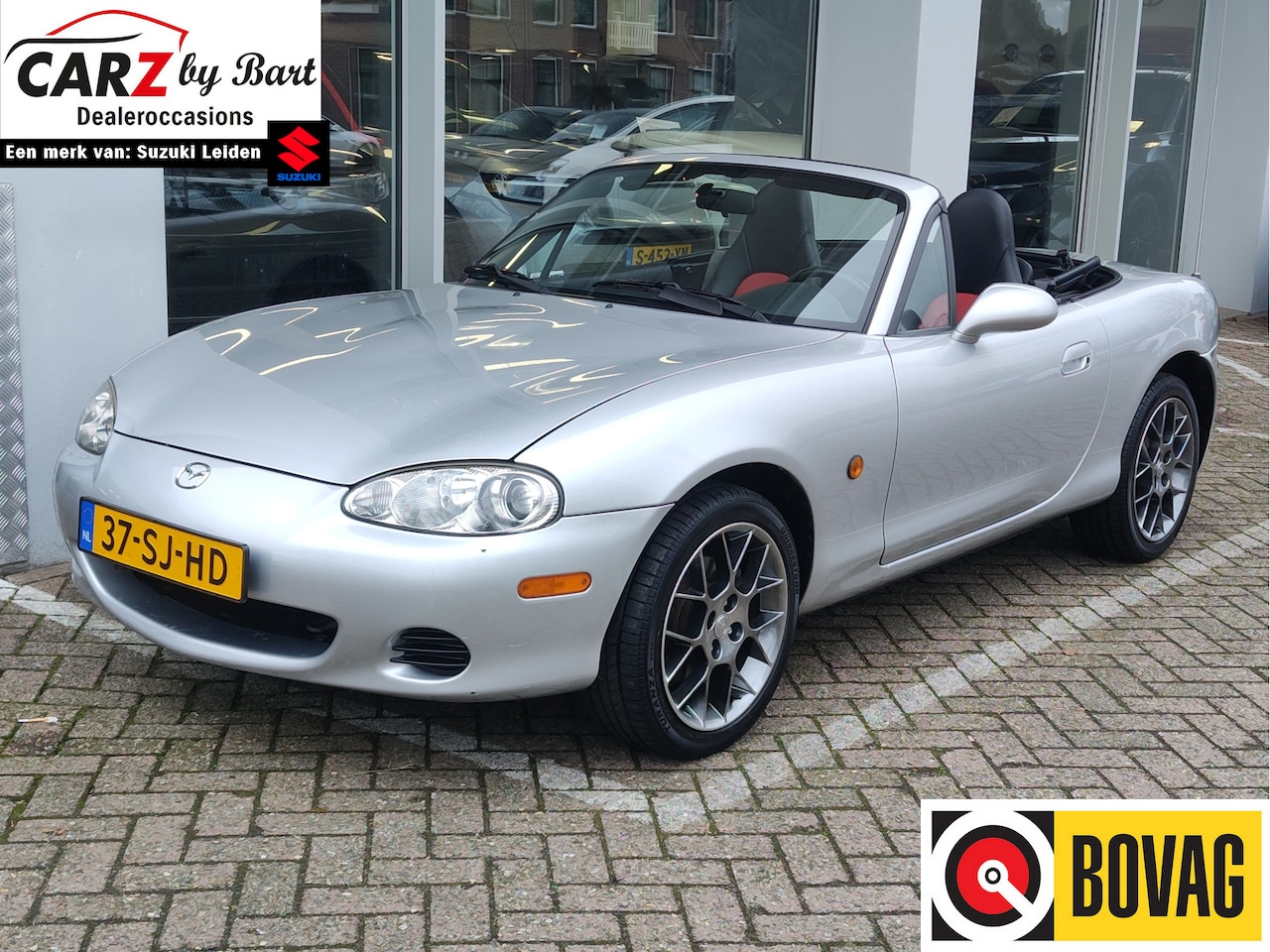 Mazda MX-5 - 1.6i DYNAMIC Leder | LAGE NAP KM.ST! | Stoelverwarming - AutoWereld.nl