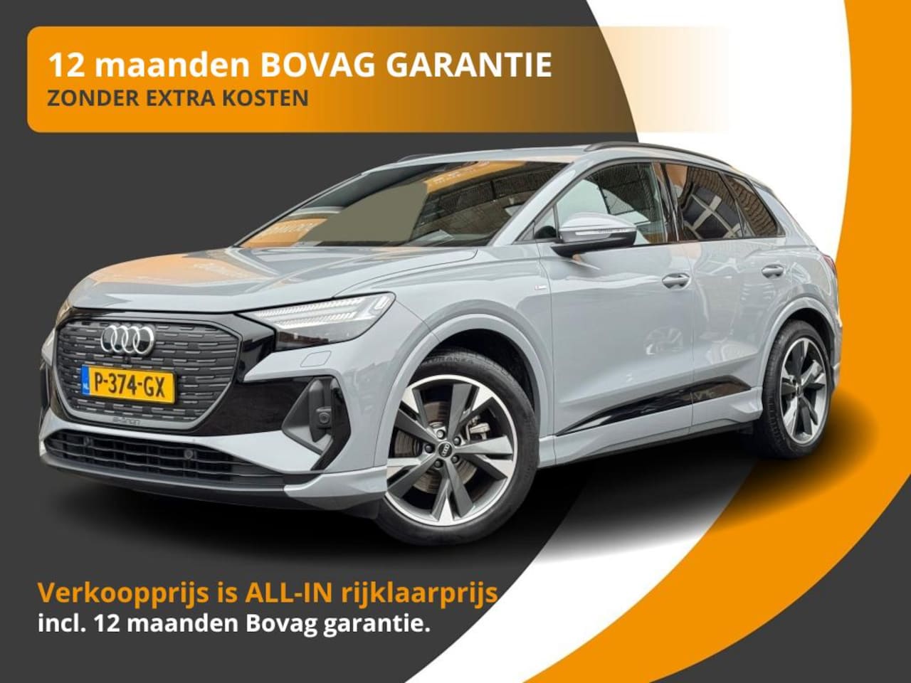 Audi Q4 e-tron - 35 LAUNCH EDITION S COMPETITION 55 KWh NL-AUTO/16.000 KM! - AutoWereld.nl