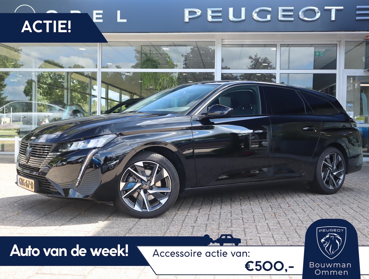 Peugeot 308 SW - Allure Mild Hybrid 145PK e-DCS6 Automaat, Rijklaarprijs, 360 graden camera Draadloze telef - AutoWereld.nl