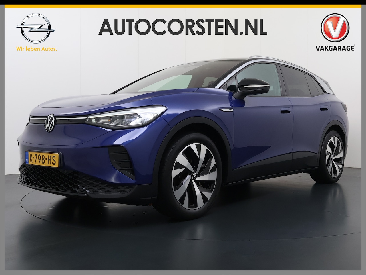 Volkswagen ID.4 - First 82kWh SOH 93% Warmtepomp Trekhaak Adap.Cruise Navi Ecc Camera Apple Carplay Android - AutoWereld.nl