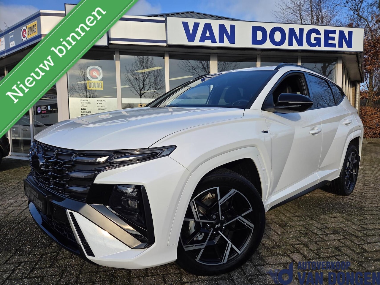 Hyundai Tucson - 1.6 T-GDI HEV N Line| NIEUW MODEL! | Full Hybrid 215 PK | Parelmoer Wit - AutoWereld.nl