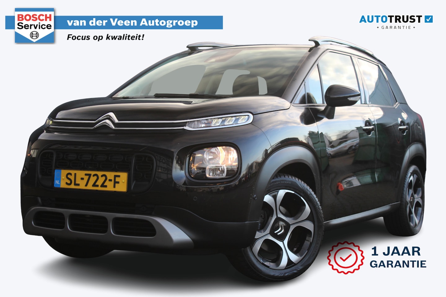 Citroën C3 Aircross - 1.2 PureTech S&S Shine | Incl. 12 maanden garantie | Keyless | Camera | Navi | Apple Carpl - AutoWereld.nl