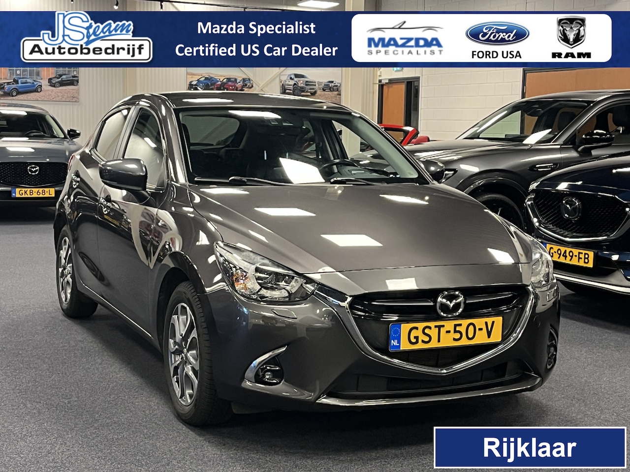 Mazda 2 - 1.5i SkyActiv-G GT-Luxury 115PK Leder Navi DAB+ Camera Head Up Display PDC - AutoWereld.nl