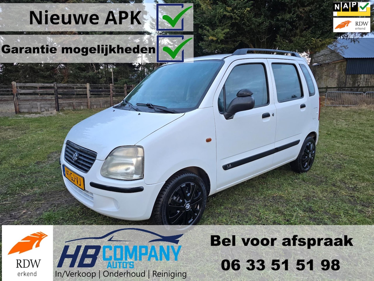 Suzuki Wagon R+ - 1.3 GL | Automaat | Glazen dak | Nieuwe APK | NAP | Nette auto weinig KM's - AutoWereld.nl