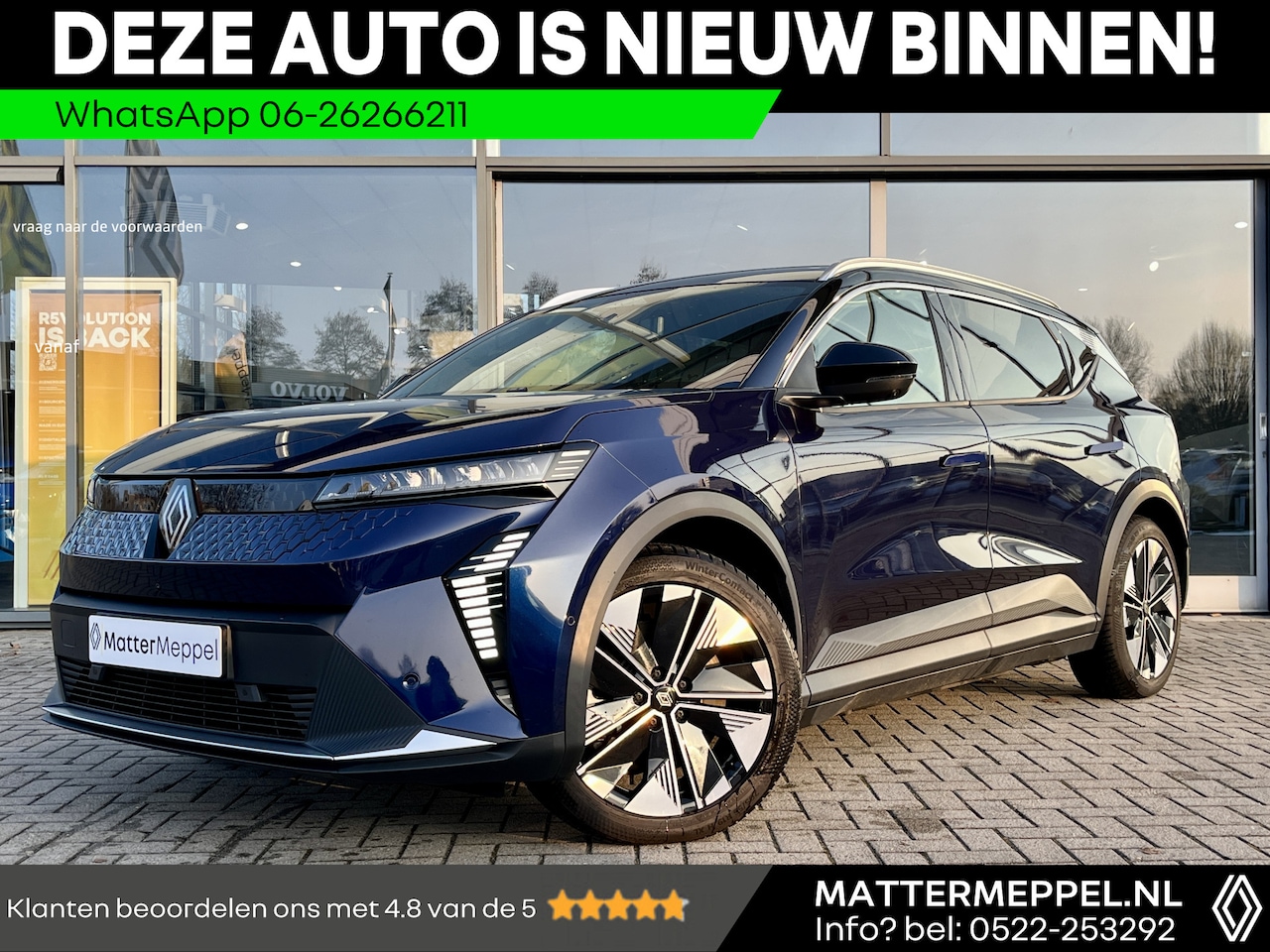 Renault Scenic E-Tech - EV87 Long Range Techno | SOH 98% | Afn Trekhaak | Stoel+Stuurverwarming | 360 Camera | NL - AutoWereld.nl