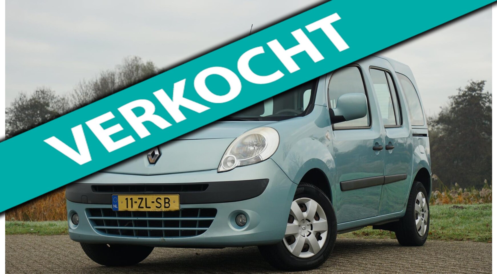 Renault Kangoo Family - 1.5 dCi Privilège | Bleu Silver | CruiseControl/Airco/Trekhaak/Elek.ramen/PDC - Ruim & Zui - AutoWereld.nl