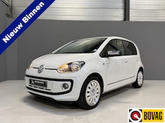Volkswagen Up! - 1.0 high up White Up 5drs PDC|Airco|Navi|Stoelverwarming