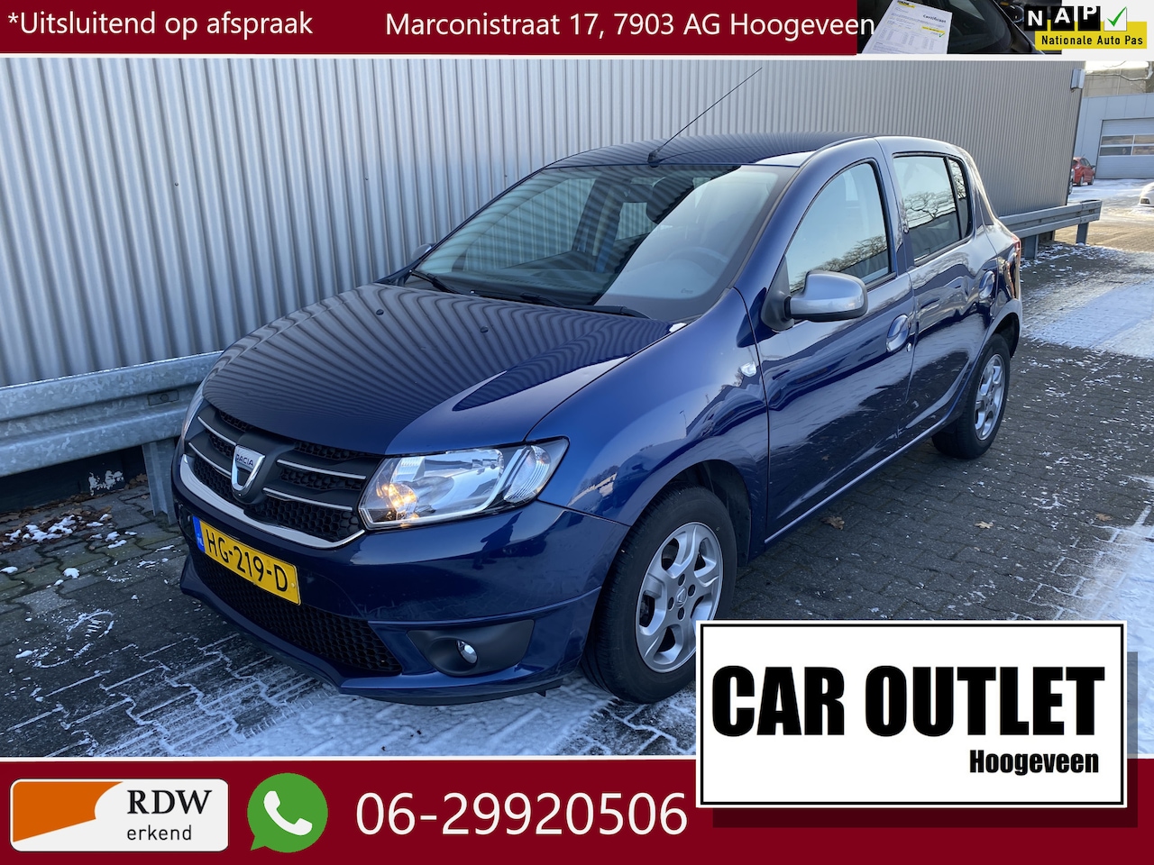 Dacia Sandero - 0.9 TCe 10th Anniversary 114Dkm.NAP, A/C, CC, Navi, LM, nw. APK – Inruil Mogelijk – - AutoWereld.nl